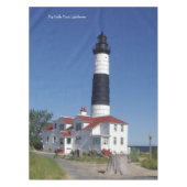 Tischdecke aus Big Sable Point (Vorderseite)