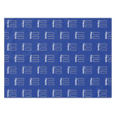 Tischdecke Blau Pause (Vorderseite (Horizontal))