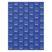 Tischdecke Blau Pause (Vorderseite)