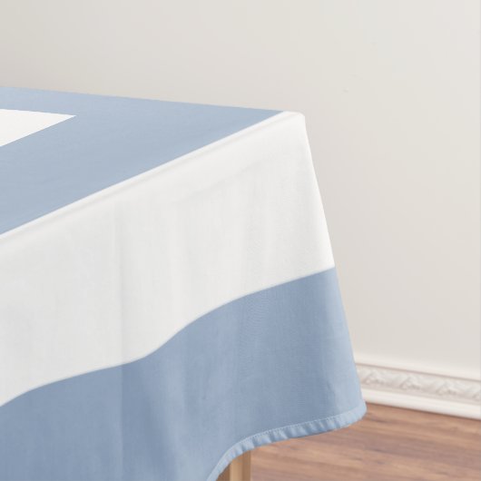 Tischdecke Blau & Weiß gestreift (Beispiel)