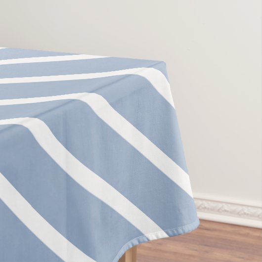 Tischdecke Blau & Weiß gestreift (Beispiel)