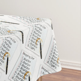 TISCHDECKE - BOURBON-LIEBHABER-EINKAUFSLISTE