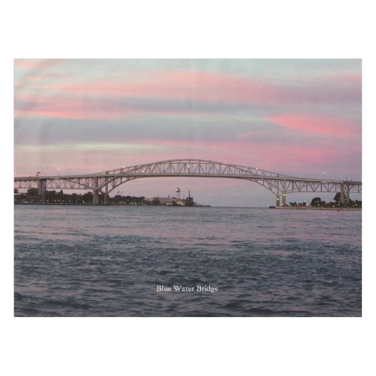 Tischdecke der Blue Water Bridge (Vorderseite (Horizontal))