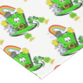 Tischdecke Frohen St. Patrick's Day Hase (Schrägansicht)
