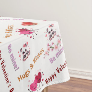 Tischdecke Frohen Valentinstag Paar Rote Herzen
