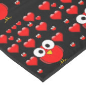 Tischdecke für den Valentinstag (Schrägansicht)