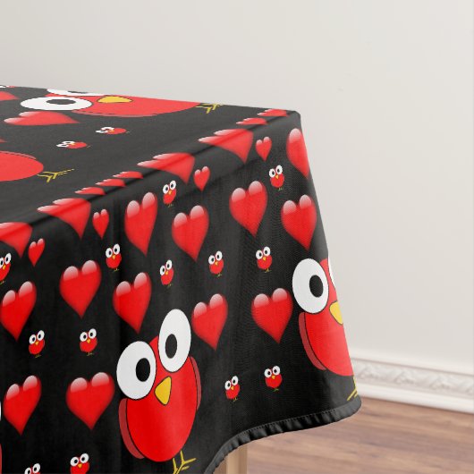 Tischdecke für den Valentinstag (Beispiel)