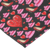 Tischdecke für den Valentinstag (Schrägansicht)
