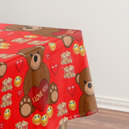 Tischdecke für den Valentinstag (Beispiel)