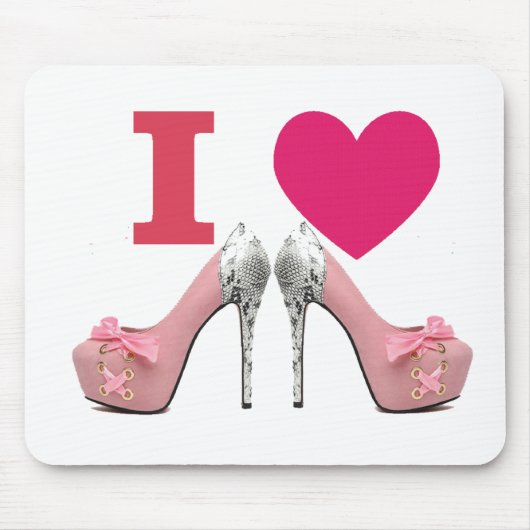 Tischdecke für Maus I love High heels! Mousepad (Vorne)