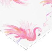 Tischdecke für Pink Flamingo Party (Schrägansicht)