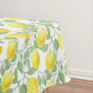 Tischdecke Gelbe Zitronen