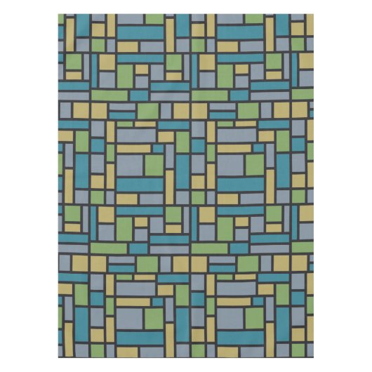 Tischdecke geometrisches Muster (Vorderseite)