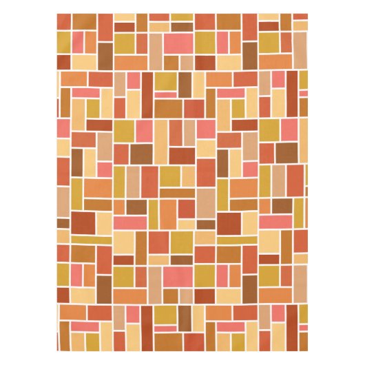 Tischdecke geometrisches Muster (Vorderseite)