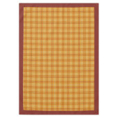 Tischdecke im trendigen Karomuster Herbst (Vorderseite)