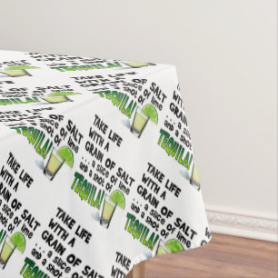 TISCHDECKE - LEBEN, LIMON, SALZ, TEQUILA!