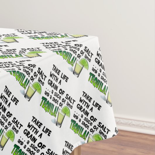 TISCHDECKE - LEBEN, LIMON, SALZ, TEQUILA! (Beispiel)
