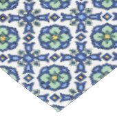 Tischdecke mit Fliesendesign aus den 1920er Jahren (Schrägansicht)