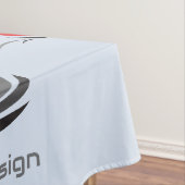 Tischdecke mit Ihrem Logo und Text (Beispiel)