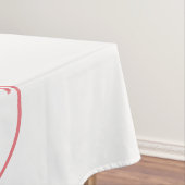 Tischdecke mit Ihrem Logo und Text (Beispiel)