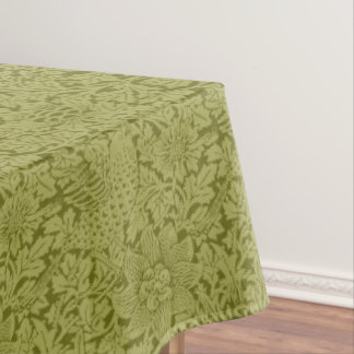 Tischdecke mit Vogel und Anemone von William Morri