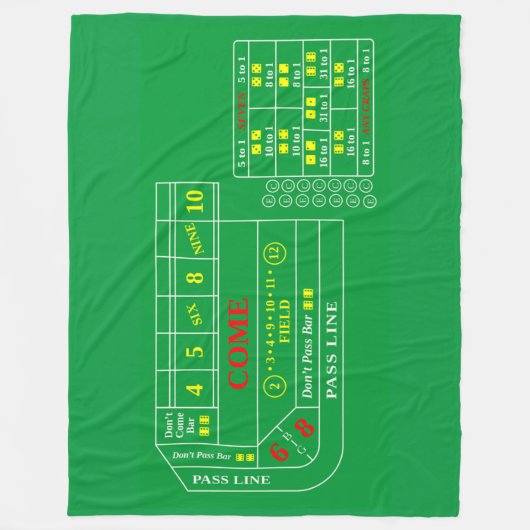 Tischdecke mit vollständigem Tischdesign Fleecedecke (Vorderseite)