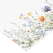 Tischdecke mit Wildblumen (Schrägansicht)