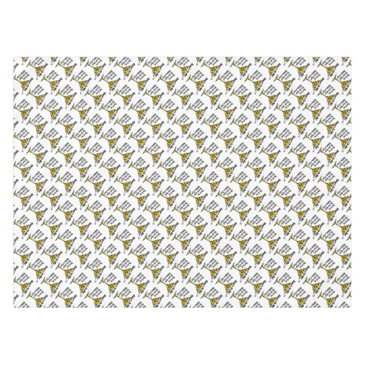 TISCHDECKE-- MITTLERE oder SELTENE MARTINI-OLIVEN? Tischdecke (Vorderseite (Horizontal))