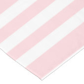 Tischdecke Rosa & Weiß gestreift (Schrägansicht)