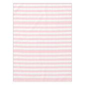 Tischdecke Rosa & Weiß gestreift (Vorderseite)