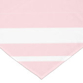 Tischdecke Rosa & Weiß gestreift (Schrägansicht)