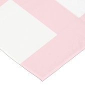 Tischdecke Rosa & Weiß gestreift (Schrägansicht)
