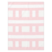 Tischdecke Rosa & Weiß gestreift (Vorderseite)