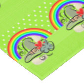Tischdecke Saint Patrick's Day Regenbogen (Schrägansicht)