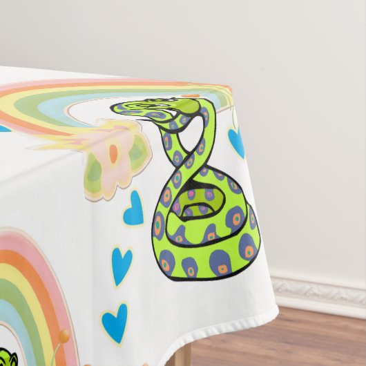 Tischdecke Schlange Regenbogen (Beispiel)