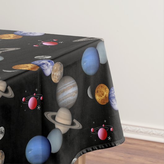 Tischdecke Sonnensystem Planeten (Beispiel)
