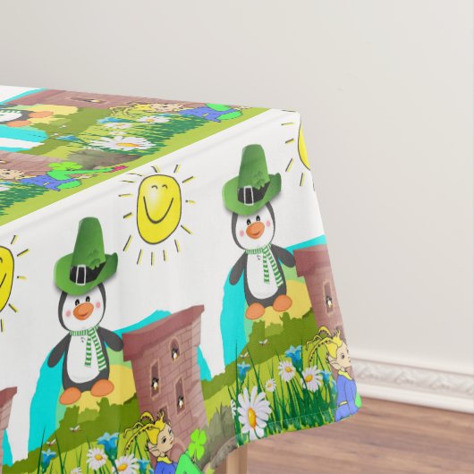 Tischdecke St. Patrick's Day Pinguin (Beispiel)
