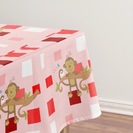 Tischdecke Valentinstag Affe (Beispiel)