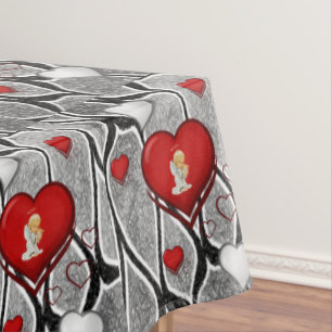 Tischdecke Valentinstag Engel
