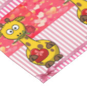 Tischdecke Valentinstag Giraffe (Schrägansicht)