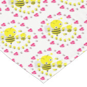 Tischdecke Valentinstag Hummel (Schrägansicht)