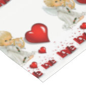 Tischdecke Valentinstag Liebe (Schrägansicht)