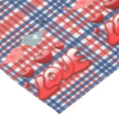 Tischdecke Valentinstag Liebe (Schrägansicht)