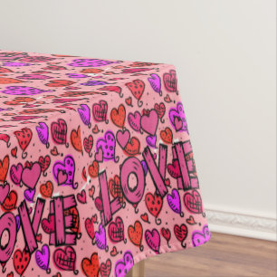 Tischdecke Valentinstag Liebe