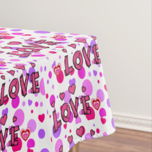 Tischdecke Valentinstag Liebe