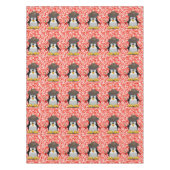Tischdecke Valentinstag Pinguin (Vorderseite)