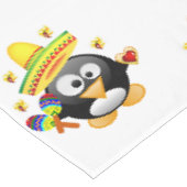 Tischdecke Valentinstag Pinguin Herzen (Schrägansicht)