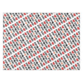 Tischdecke Valentinstag Xoxo (Vorderseite (Horizontal))