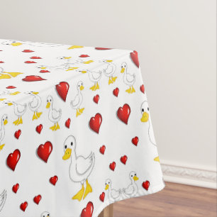Tischdecke zum Valentinstag