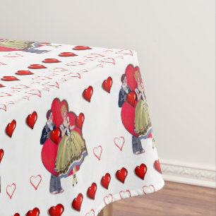 Tischdecke zum Valentinstag